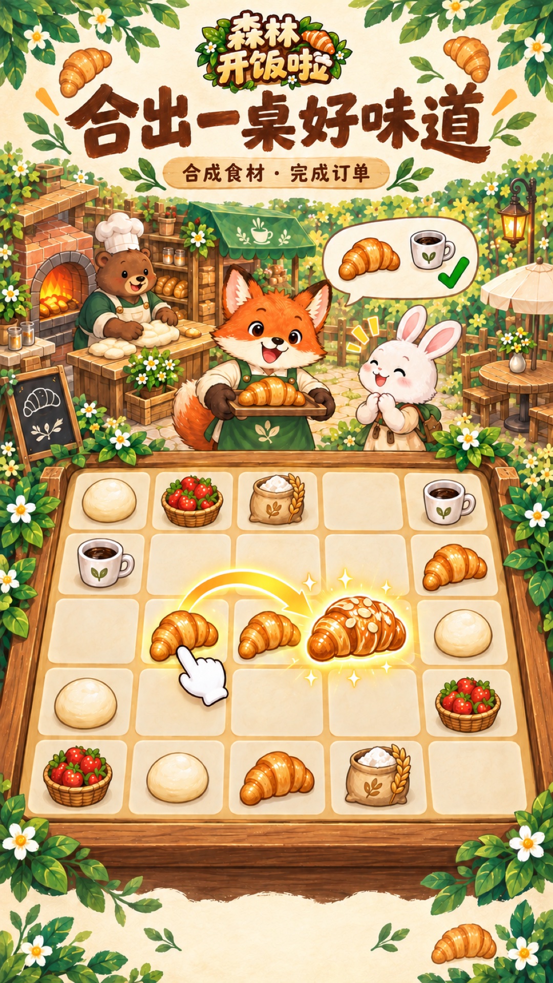 合成美食概念图